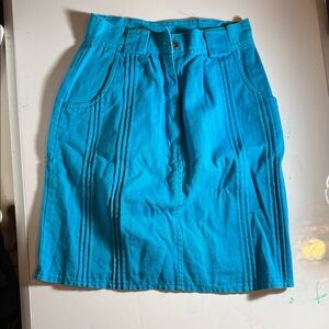 Together Turquoise Pencil Skirt